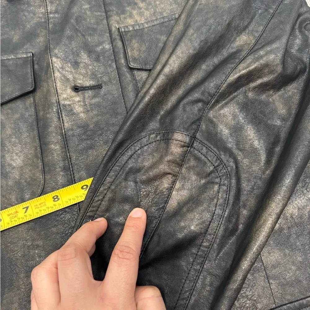 Faux leather jacket / blazer - Paisley & Gray slim fit  men's  size S/P